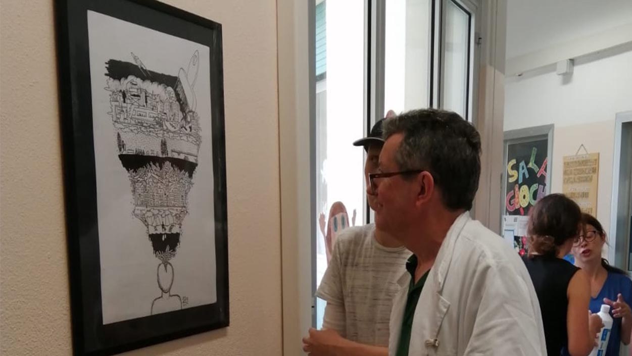 Mostra disegni di Leo