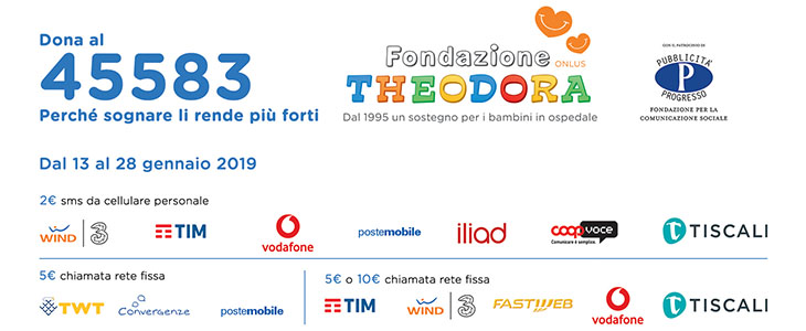Fondazione Theodora Onlus SMS 45583