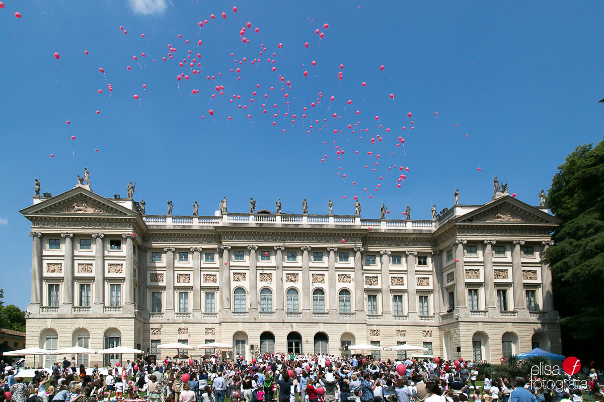 Lancio dei palloncini